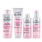 L'Oréal Paris Elvive Glycolic Gloss Shampoo Conditioner Treatment Set - 3 Piece Hair Care Kit - Damaged Box