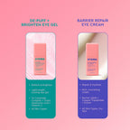 BYOMA De-Puff & Brighten Eye Gel Cream - Lightweight Hydrating Under Eye Treatment 20ml - New