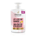 Pantene Lift'N'Volume Thickening Shampoo with Biotin - Silicone Free, 1 Litre - Fine Hair Care Volume Boost - New