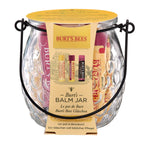 Burt's Bees Lip Balm Gift Set - Beeswax Pomegranate Hibiscus - 3 x 4.25g Tubes - Natural Moisturising Lip Care - Damaged Box