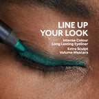 KIKO Milano Intense Colour Longlasting Eyeliner - Shade 10 Metallic Ivy Green - Waterproof Eye Pencil - Damaged Box