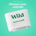 Wild Refillable Natural Deodorant Fresh Cotton & Sea Salt 2 Pack Refills Eco Friendly Vegan Aluminium Free - Damaged Box