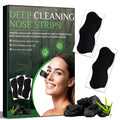 HuakChai Blackhead Remover Strips - 24 PCS Charcoal Nose Pore Strips - Deep Cleansing Face Skincare for Men & Women - New
