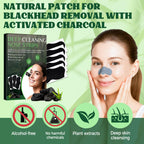 HuakChai Blackhead Remover Strips - 24 PCS Charcoal Nose Pore Strips - Deep Cleansing Face Skincare for Men & Women - New