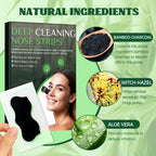 HuakChai Blackhead Remover Strips - 24 PCS Charcoal Nose Pore Strips - Deep Cleansing Face Skincare for Men & Women - New