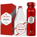 Old Spice Original Men's Gift Set Bundle - Aftershave Lotion 100ml & Deodorant Spray 150ml - Male Grooming Kit - Damaged Box