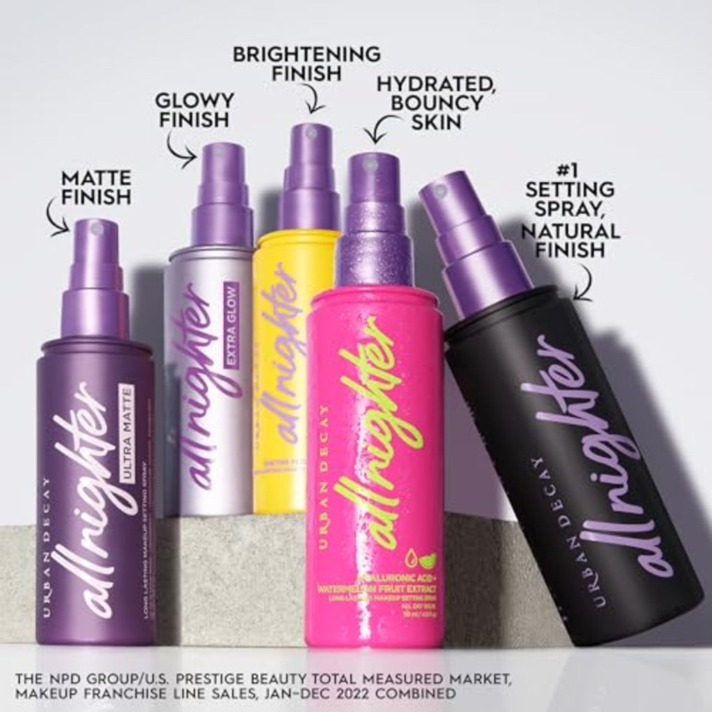 Urban Decay All Nighter Makeup Setting Spray - Matte Finish, Long-Lasting Fixing Spray, 118ml - Oil-Absorbing, Shine Control - Damaged Box