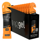 TORQ Running Gels Electrolytes - Orange Banana 15 Pack - 2:1 Maltodextrin Fructose Energy for Endurance Sports Cycling - Damaged Box - BBE 01/2029