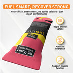 TORQ Running Gels Electrolytes - Orange Banana 15 Pack - 2:1 Maltodextrin Fructose Energy for Endurance Sports Cycling - Damaged Box - BBE 01/2029