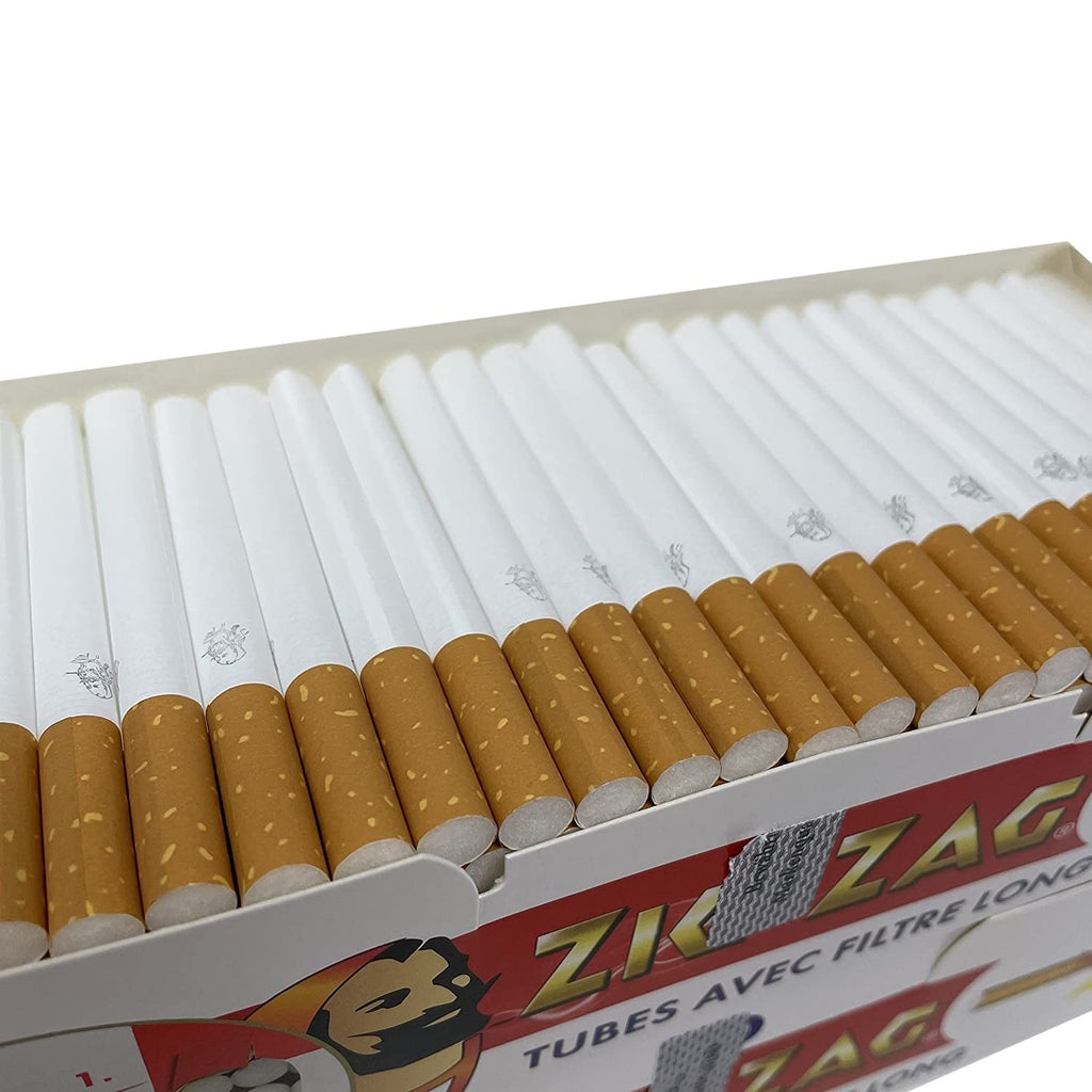 ZIG-ZAG Empty Filter Tubes - 200 Pack - Cigarette Rolling Tobacco Filters - Damaged Box