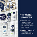 NIVEA MEN Totally Soothed Gift Set - 5 Piece Skincare Set with Shaving Foam, Shower Gel, Anti-Perspirant, Face Wash & Creme - Damaged Box