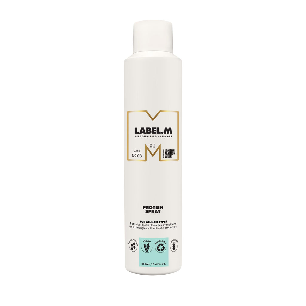 LABEL.M Protein Spray 250ml - Hair Strengthening Treatment - Leave-In Conditioner - Professional Hair Care - Damaged Box