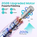 COSLUS C40 Electric Nail Drill Professional - Precise Dial Speed Control - Manicure Pedicure Tool - Nail File Machine - Damaged Box