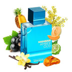 Al Haramain Amber Oud Aqua Parfum Spray 100ml - Fresh Fruity Arabic Perfume for Women & Men - Long-Lasting Oud Fragrance - Damaged Box