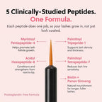 ForChics Eyelash Growth Serum - Lash & Brow Enhancer - Prostaglandin-Free Vegan Hormone-Free 3ml - New