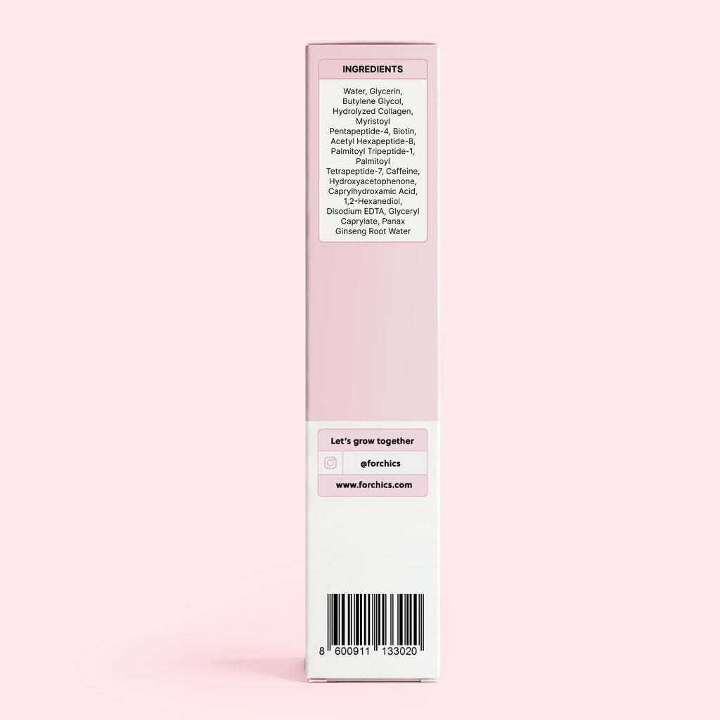 ForChics Eyelash Growth Serum - Lash & Brow Enhancer - Prostaglandin-Free Vegan Hormone-Free 3ml - New