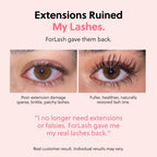ForChics Eyelash Growth Serum - Lash & Brow Enhancer - Prostaglandin-Free Vegan Hormone-Free 3ml - New