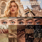 Microblading Eyebrow Pen - 4 Fork Tip Eye Brow Pencil - Waterproof Long-Lasting - Hair-Like Brows - 04 Black Brown - Damaged Box
