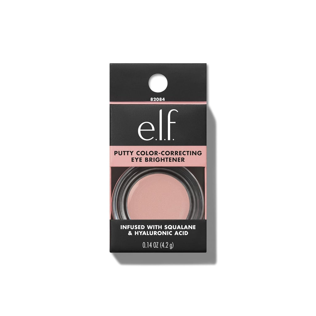 e.l.f. Putty Colour-Correcting Eye Brightener - Under-Eye Primer for Dark Circles - Fair - Vegan Cruelty-Free - Damaged Box