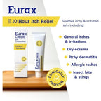 Eurax Itch Relief Cream - Crotamiton for Itchy Irritated Skin - 100g Tube - Damaged Box - BBE 03/2028