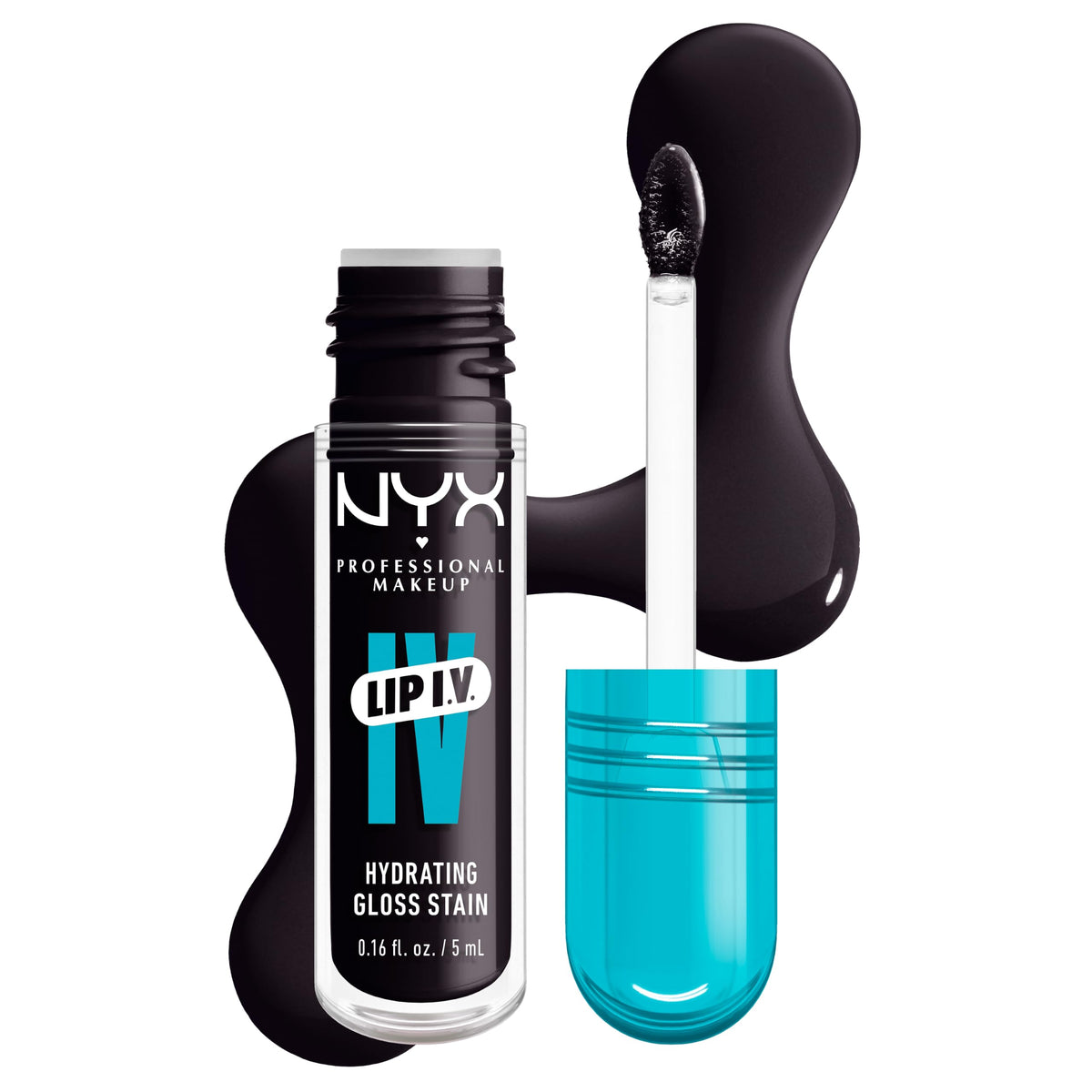 NYX Professional Makeup Lip Gloss Lip IV Lip Stain - Grape Gushin' Shade - Hydrating Colour - New