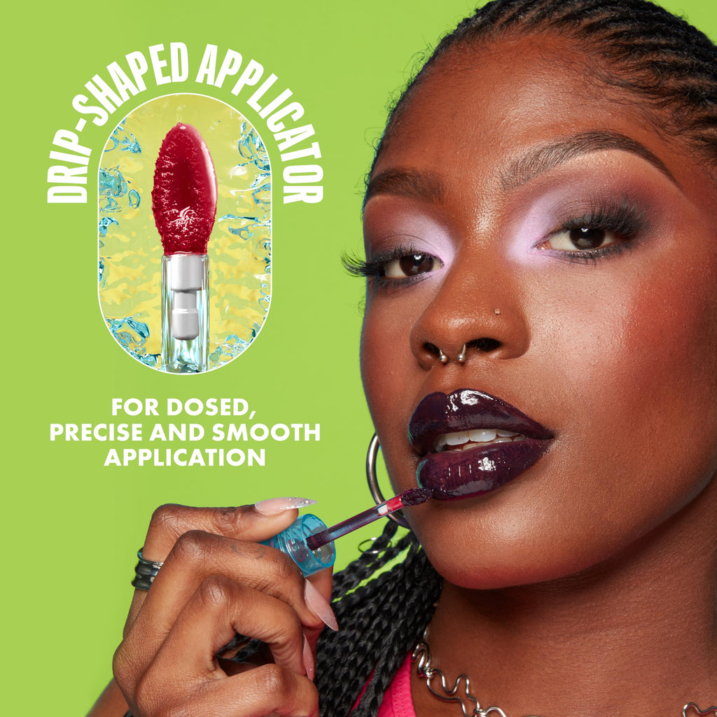 NYX Professional Makeup Lip Gloss Lip IV Lip Stain - Grape Gushin' Shade - Hydrating Colour - New