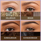 2CHILL Curved Eyebrow Pencil - 2 in 1 Waterproof Eye Brow Pen - Microblading Effect - 02 Brown - Damaged Box