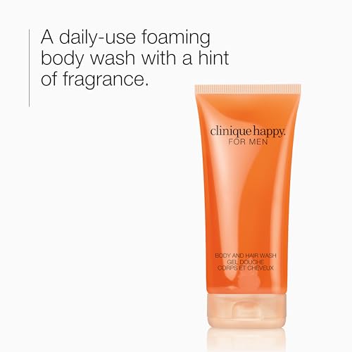 Clinique Happy For Men Hair + Body Wash - All Over Cleanser Shower Gel - New