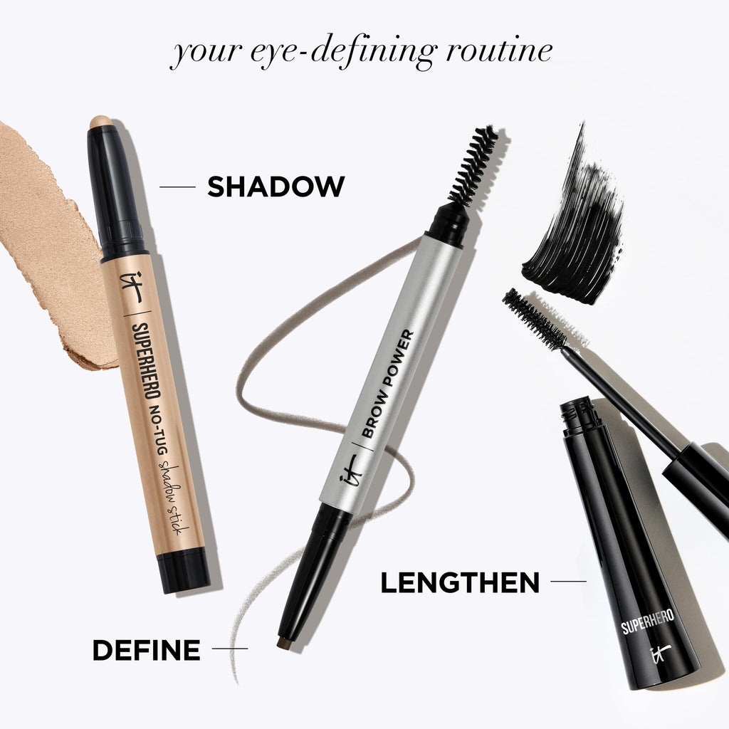 IT Cosmetics Brow Power Universal Blonde Perfector - 5-in-1 Powder Gel Pencil - Eyebrow Makeup - New
