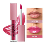 LANGMANNI 12Pcs Lip Gloss Collection Set - Glossy Lip Makeup Kit - Assorted Shades - Damaged Box