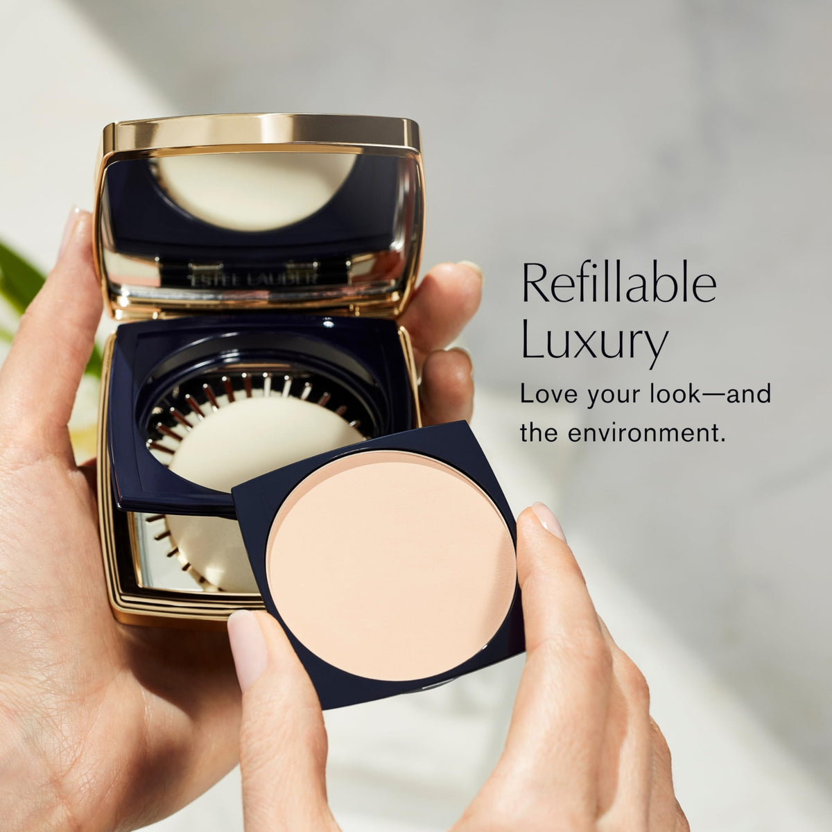 Estée Lauder Double Wear Stay-in-Place Matte Powder Foundation 4N1 Shell Beige 11g Oil Control - New