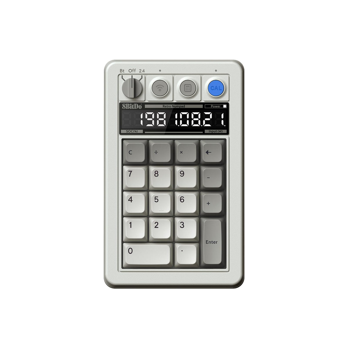 8Bitdo Retro 18 Mechanical Numpad - M Edition - Bluetooth 2.4G Wired - Calculator Mode - Windows Android - Like New