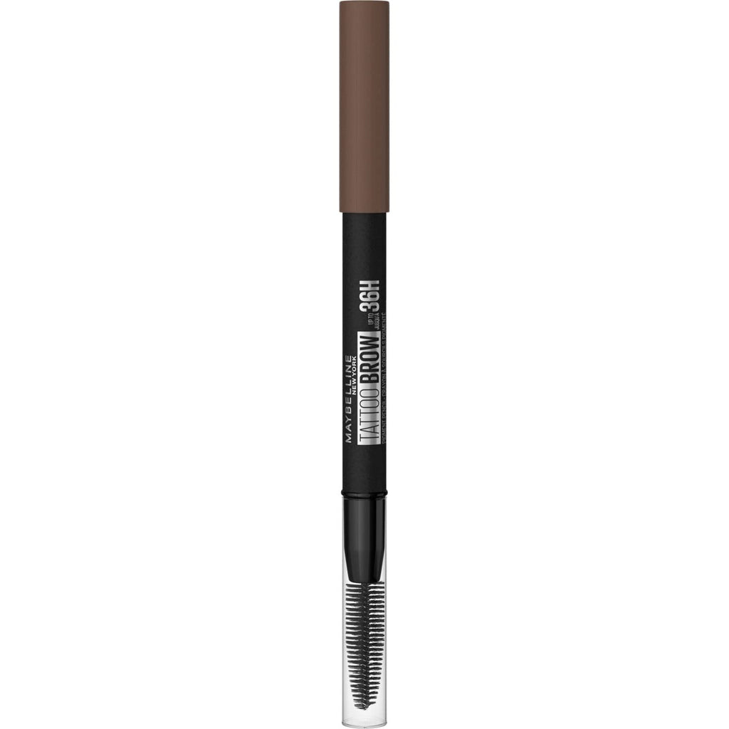 Maybelline New York Tattoo Brow 36H Waterproof Eyebrow Pencil - No.5 Medium Brown - Brush