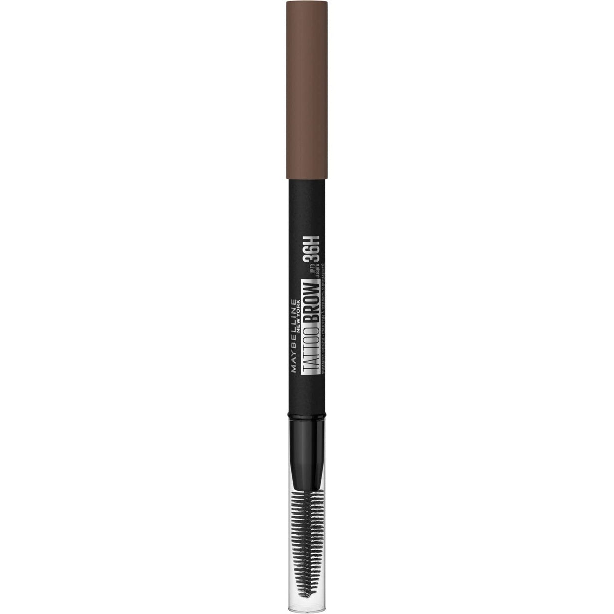 Maybelline New York Tattoo Brow 36H Waterproof Eyebrow Pencil - No.5 Medium Brown - Brush