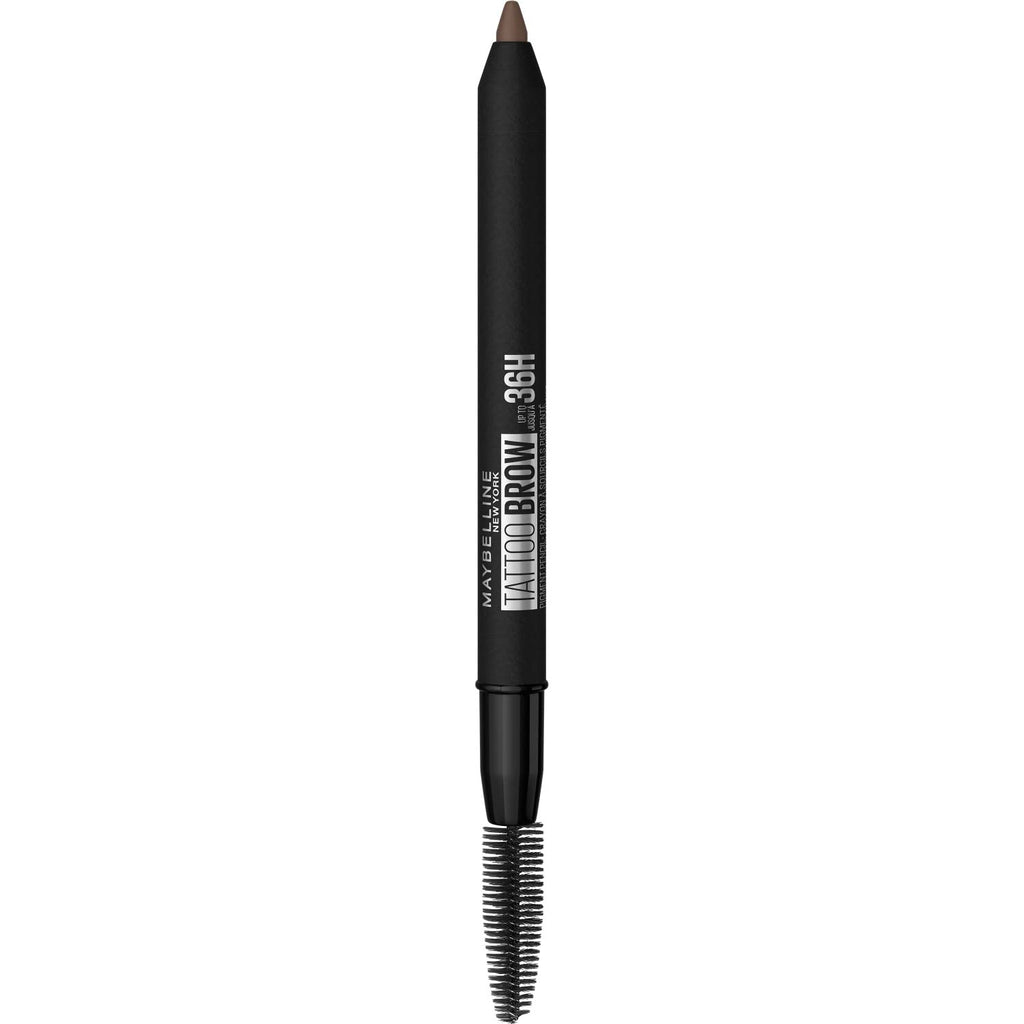 Maybelline New York Tattoo Brow 36H Waterproof Eyebrow Pencil - No.5 Medium Brown - Brush