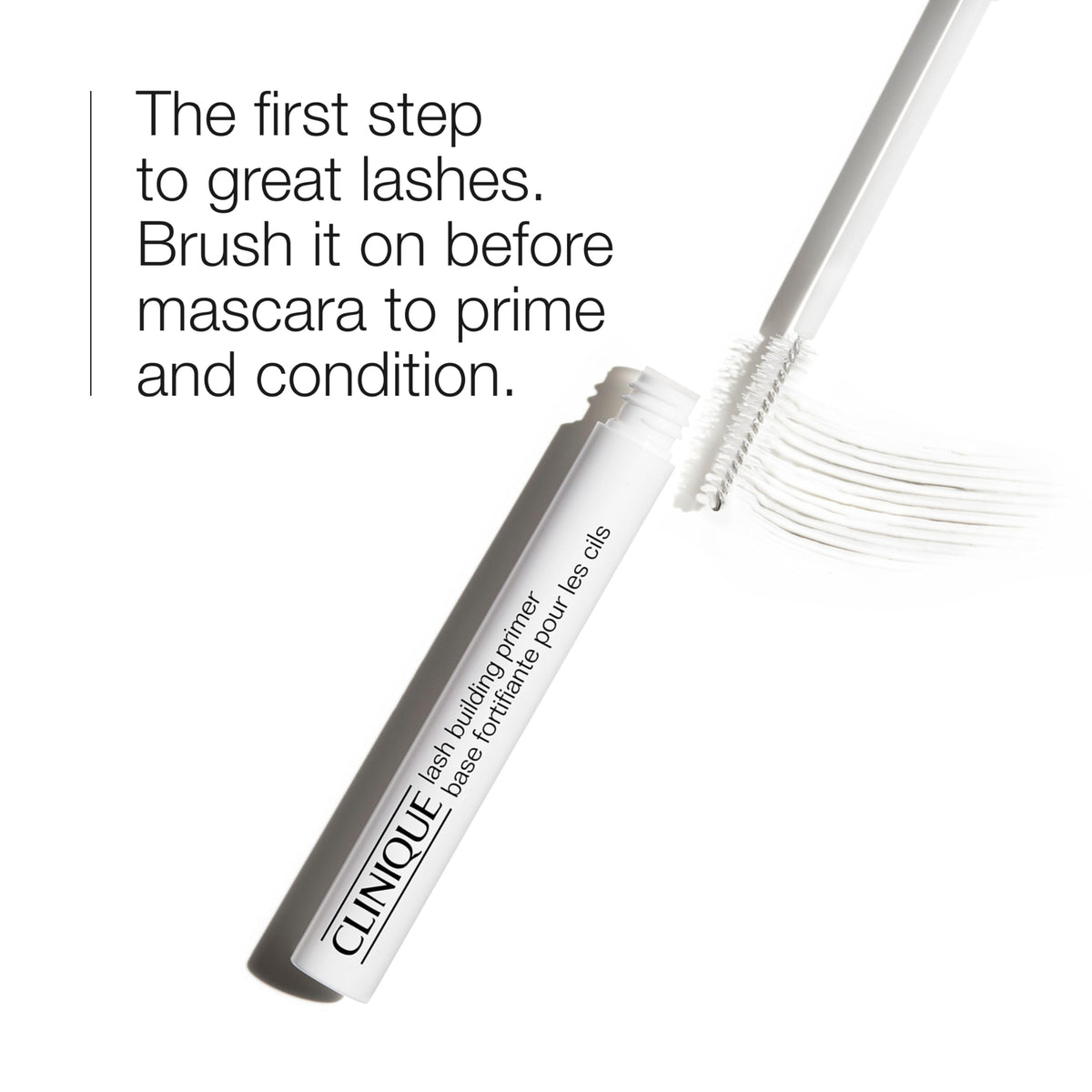 Clinique Lash Building Primer - Mascara Base for Sensitive Eyes - 6ml Eyelash Conditioner - New