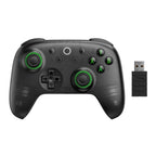 8BitDo Ultimate 2C Wireless Controller for PC Android - Hall Effect Joysticks - 1000Hz Polling Rate - Transparent Black Gamepad - Damaged Box