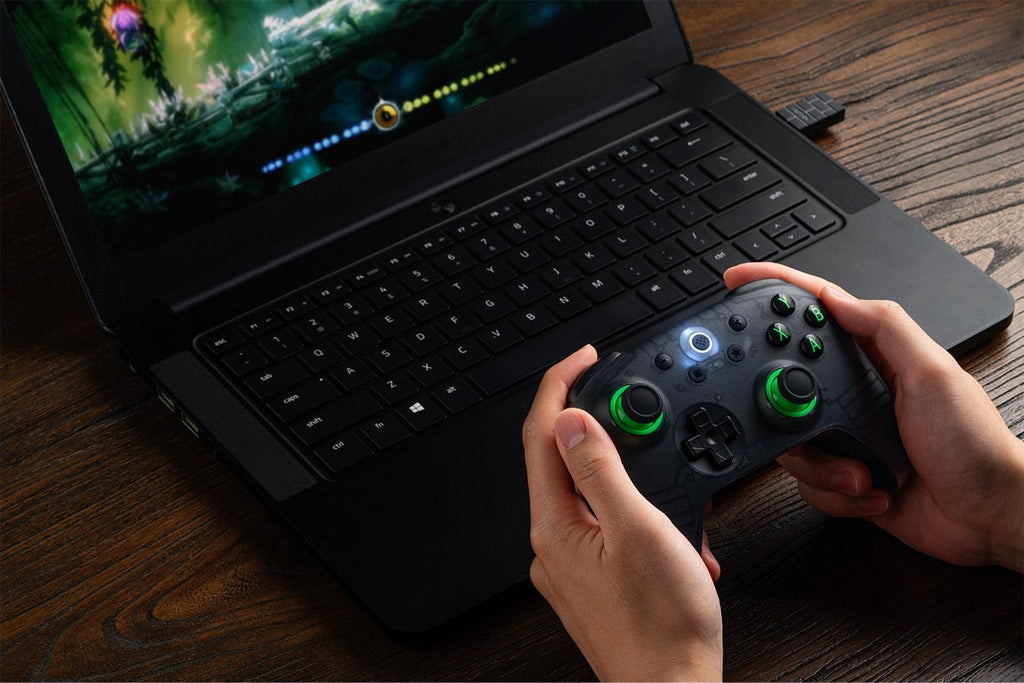 8BitDo Ultimate 2C Wireless Controller for PC Android - Hall Effect Joysticks - 1000Hz Polling Rate - Transparent Black Gamepad - Damaged Box