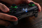 8BitDo Ultimate 2C Wireless Controller for PC Android - Hall Effect Joysticks - 1000Hz Polling Rate - Transparent Black Gamepad - Damaged Box