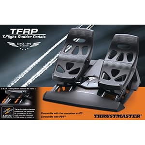 Thrustmaster TFRP T. Flight Rudder Pedals - PC PlayStation Xbox Gaming Controller SMART Tech - New