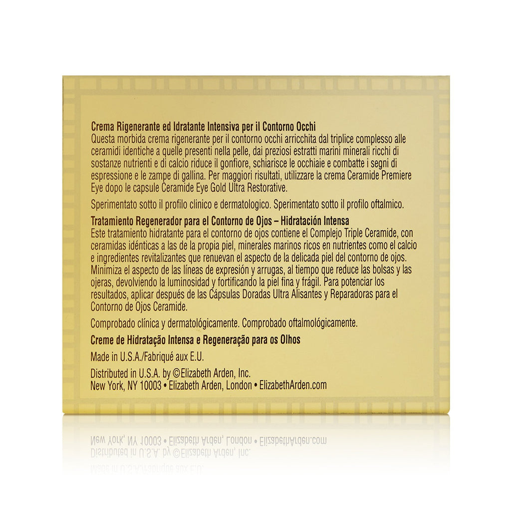Elizabeth Arden Ceramide Premiere Intense Moisturizer and Renewal Regeneration Eye Cream