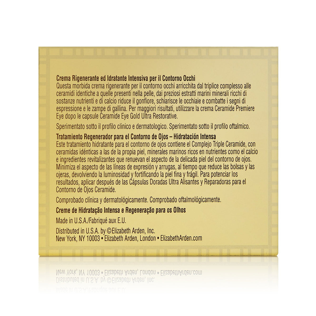 Elizabeth Arden Ceramide Premiere Intense Moisturizer and Renewal Regeneration Eye Cream