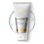 Bagavs Collagen Night Wrapping Mask - Overnight Peel-Off Face Mask - 75ml with Brush - Reduces Fine Lines & Hydrates Skin - Damaged Box
