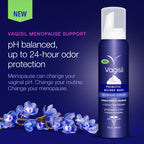 Vagisil Menopause Probiotic Mousse Wash - 24 Hour Odour Protection - 180ml Intimate Hygiene - New