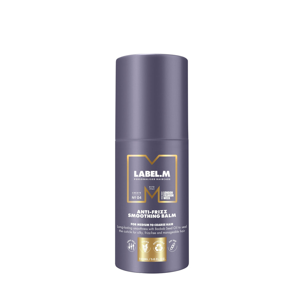 LABEL.M Anti-Frizz Smoothing Balm 150ml - Hair Frizz Control Serum - New