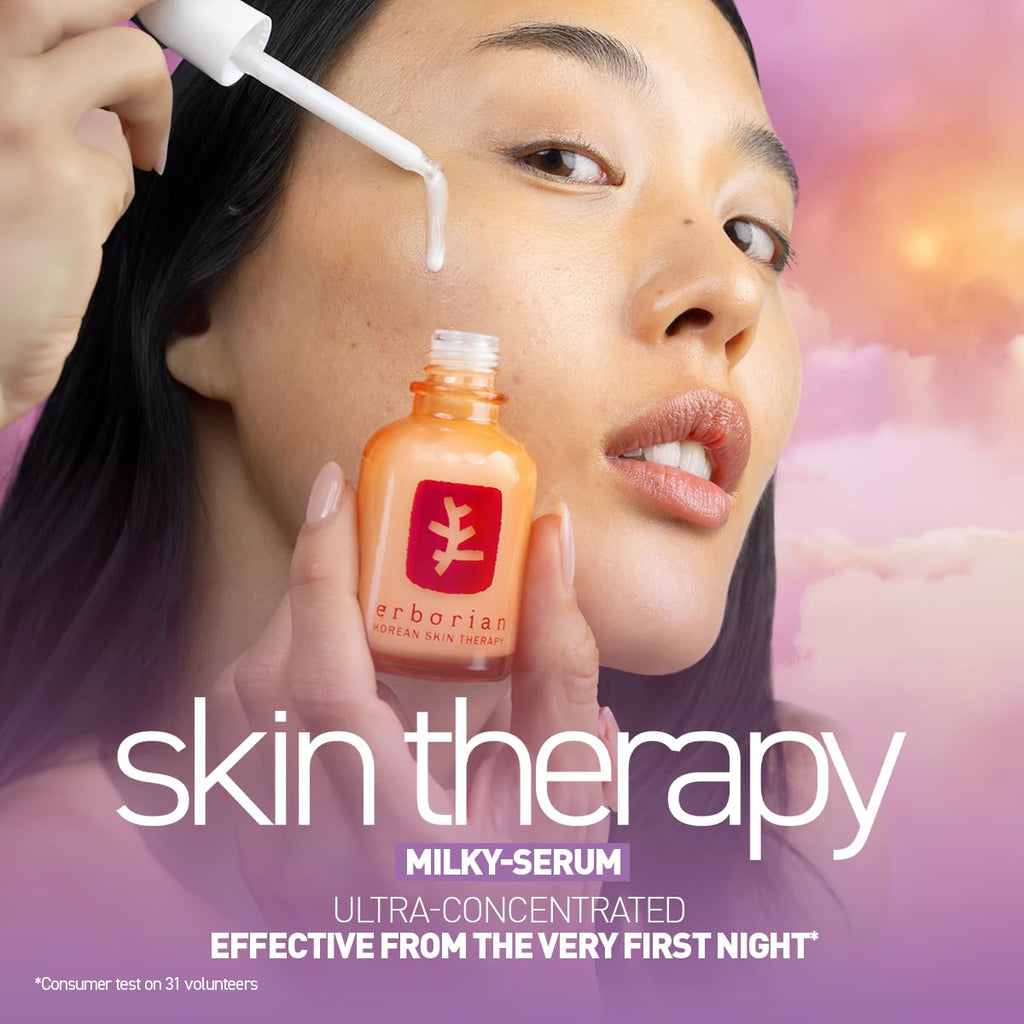 Erborian Skin Therapy Multi-Perfecting Night Milk Serum 17 Super Ingredients 30ml Korean Skincare - New