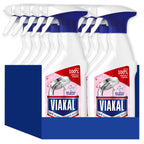 Viakal Limescale Remover Spray - Fresh Spring Rose Scent - 10 x 500ml Multi-Pack - Bathroom Kitchen Cleaner - Like New