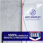 Viakal Limescale Remover Spray - Fresh Spring Rose Scent - 10 x 500ml Multi-Pack - Bathroom Kitchen Cleaner - Like New