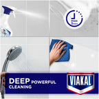 Viakal Limescale Remover Spray - Fresh Spring Rose Scent - 10 x 500ml Multi-Pack - Bathroom Kitchen Cleaner - Like New