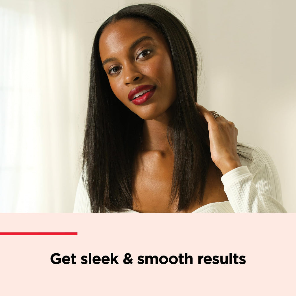REVLON Ultra Straight & Smooth Styler Set - 200°C Ceramic Plates - Hair Straightener Gift Set with Brush Pouch RVST2176GP - Very Good